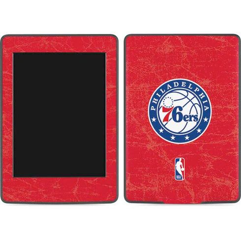 NBA Philadelphia 76ers Distressed Amazon Kindle Skin